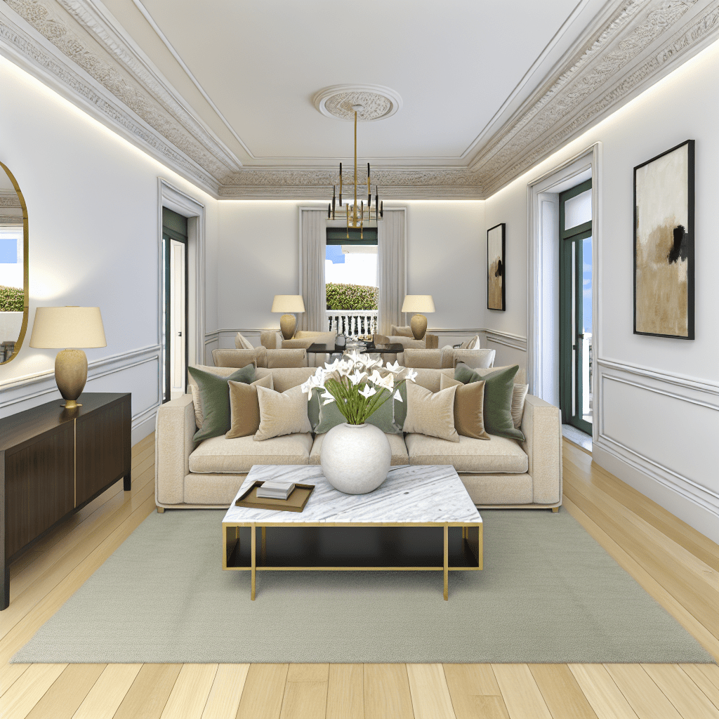 Apartamento T2 à venda na avenida Duque de Loulé, 70, Av. da Liberdade – Marquês de Pombal, Santo António - Sala