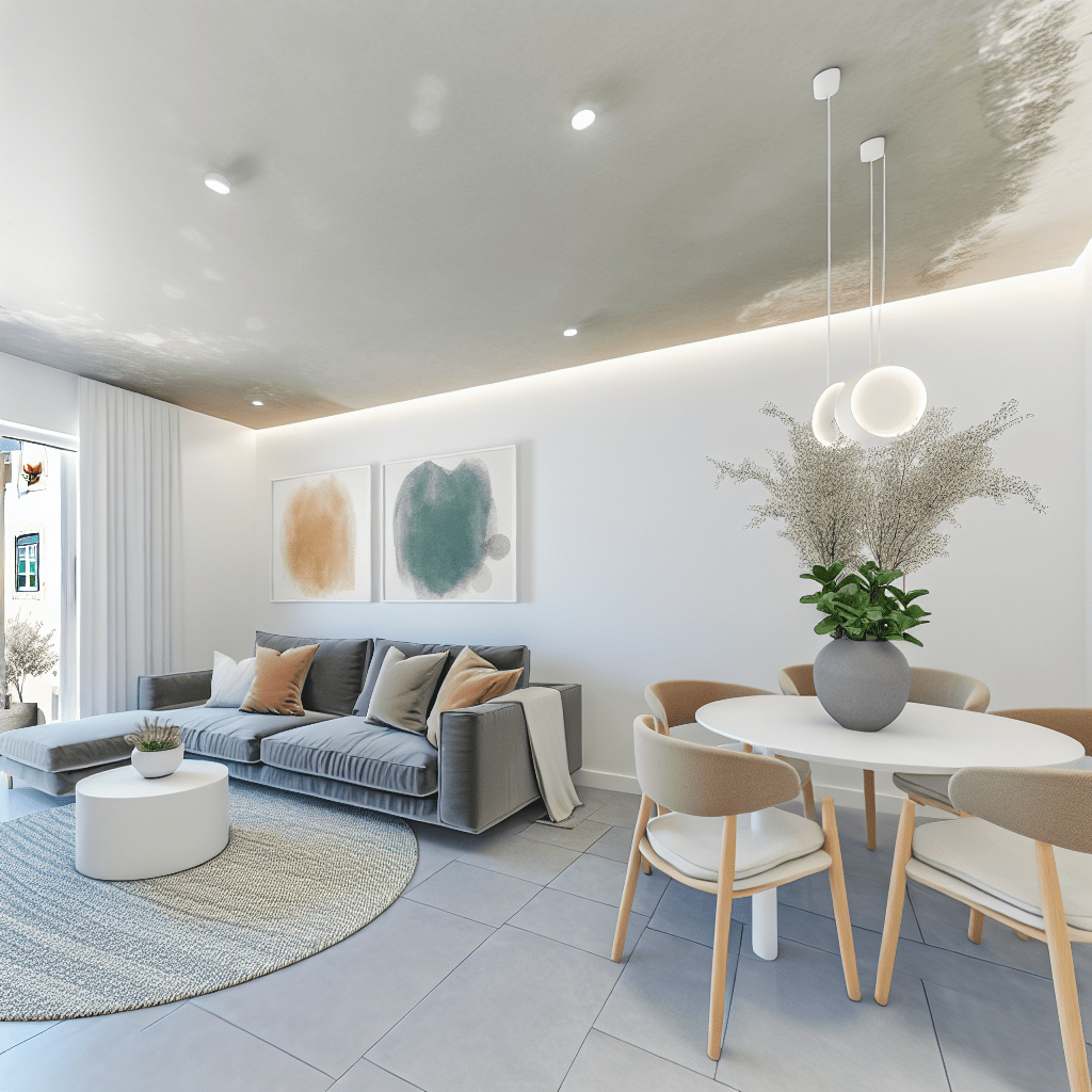 Apartamento T1 à venda no largo das Olarias, Castelo – Mouraria, Santa Maria Maior - Sala
