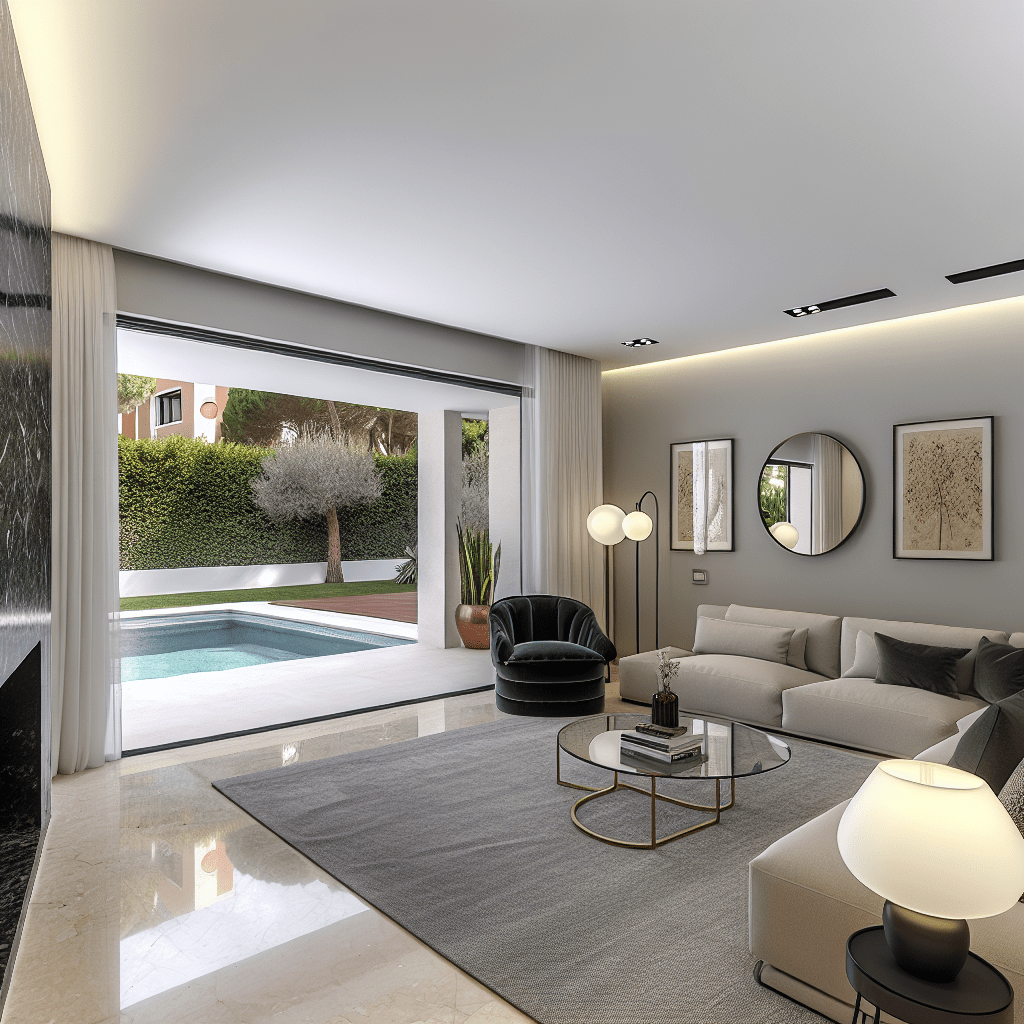 Apartamento T2 à venda no largo São João Baptista, Paço do Lumiar, Lumiar - Sala