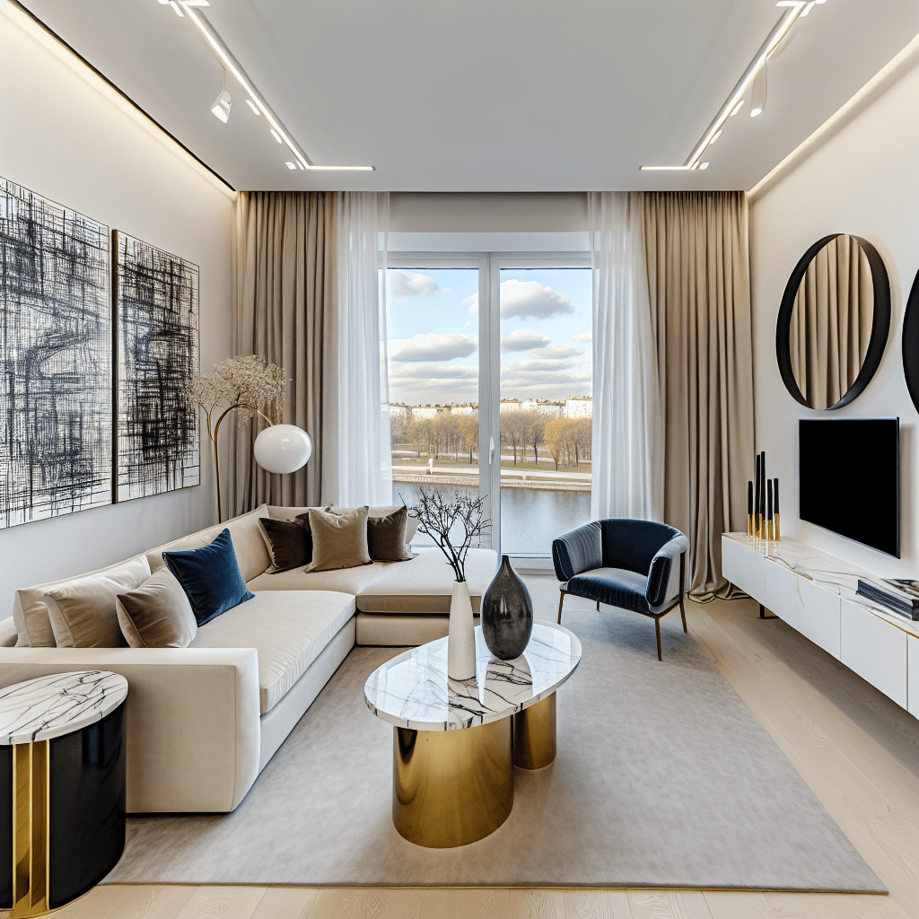 Apartamento T3 à venda na avenida DO INDICO, Expo Central, Parque das Nações - Sala