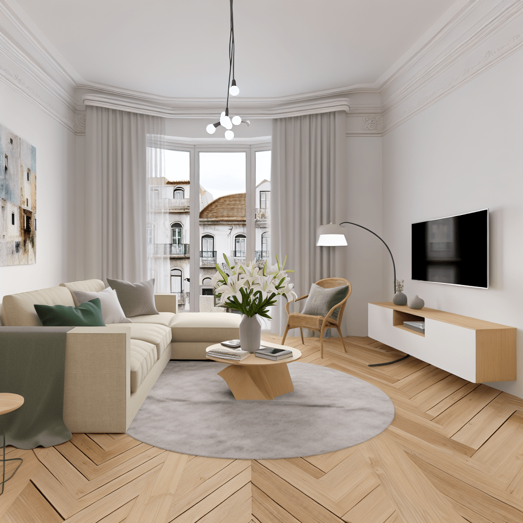 Apartamento T3 à venda na rua Augusto Machado, Areeiro, Lisboa - Sala