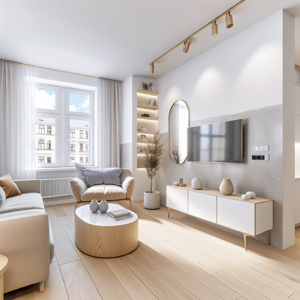 Apartamento T3 à venda na rua dos Arneiros, Arneiros – Cemitério, Benfica - Sala