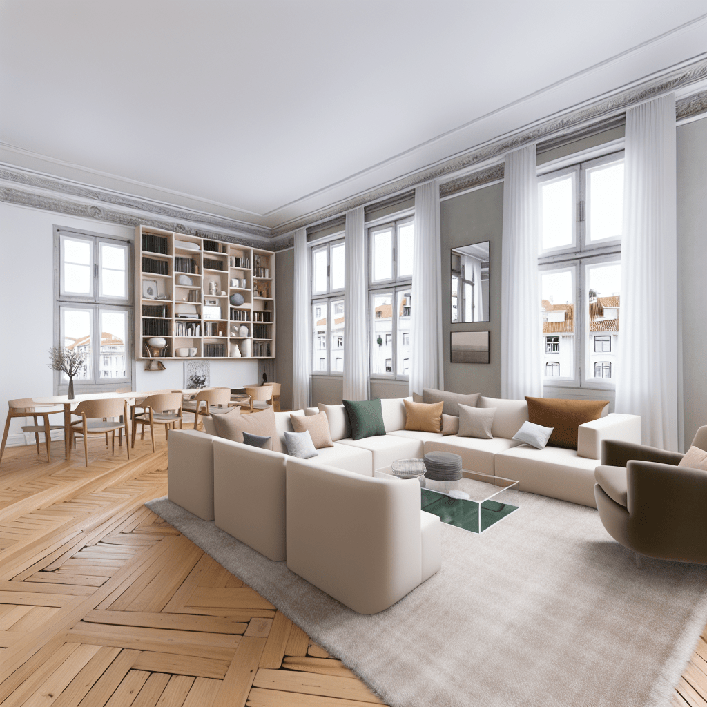 Apartamento T4 à venda em São Sebastião da Pedreira, Avenidas Novas - Sala