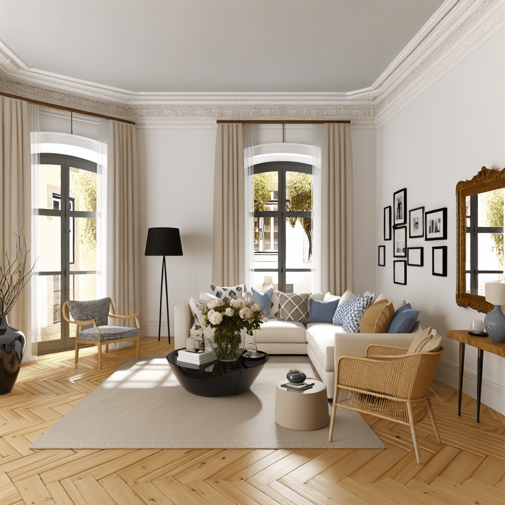 Apartamento T4 à venda na avenida Dr. António José de Almeida, Campo Pequeno – Nossa Senhora de Fátima, Avenidas Novas - Sala
